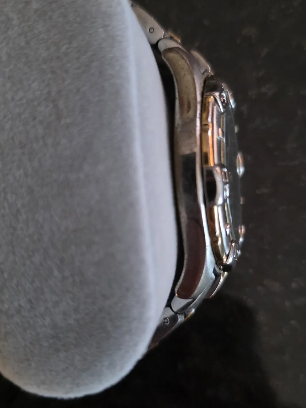 Eddie Bauer Silver and Blue Multifunction Men's Watch